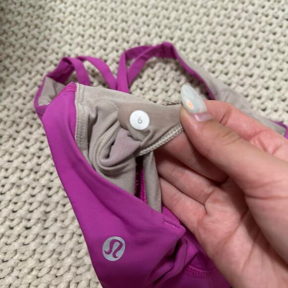Purple lululemon sports bra activewear - Picture 3 of 3